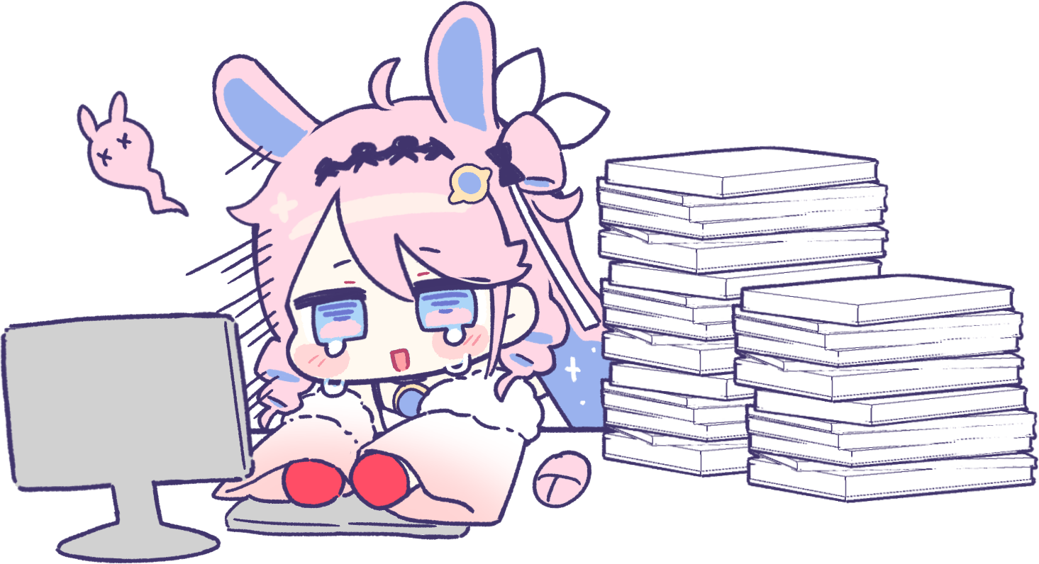 Bunny Denia Desktop Acrylic Stand