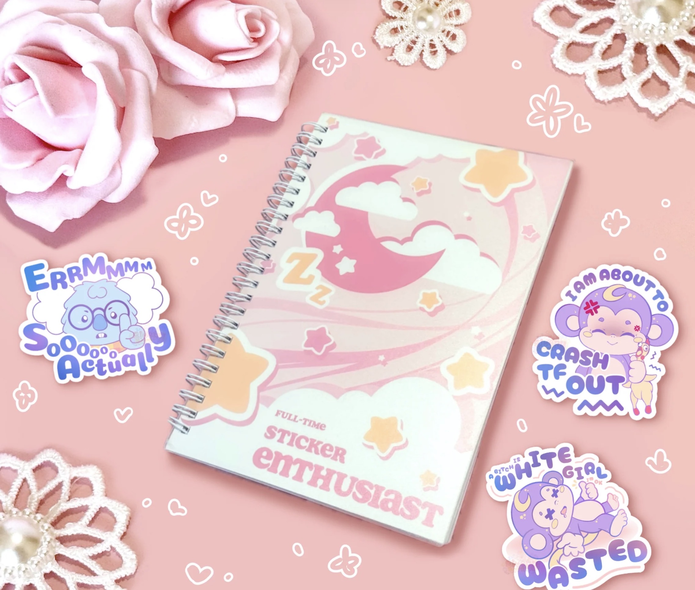 Reusable Sticker Display Book