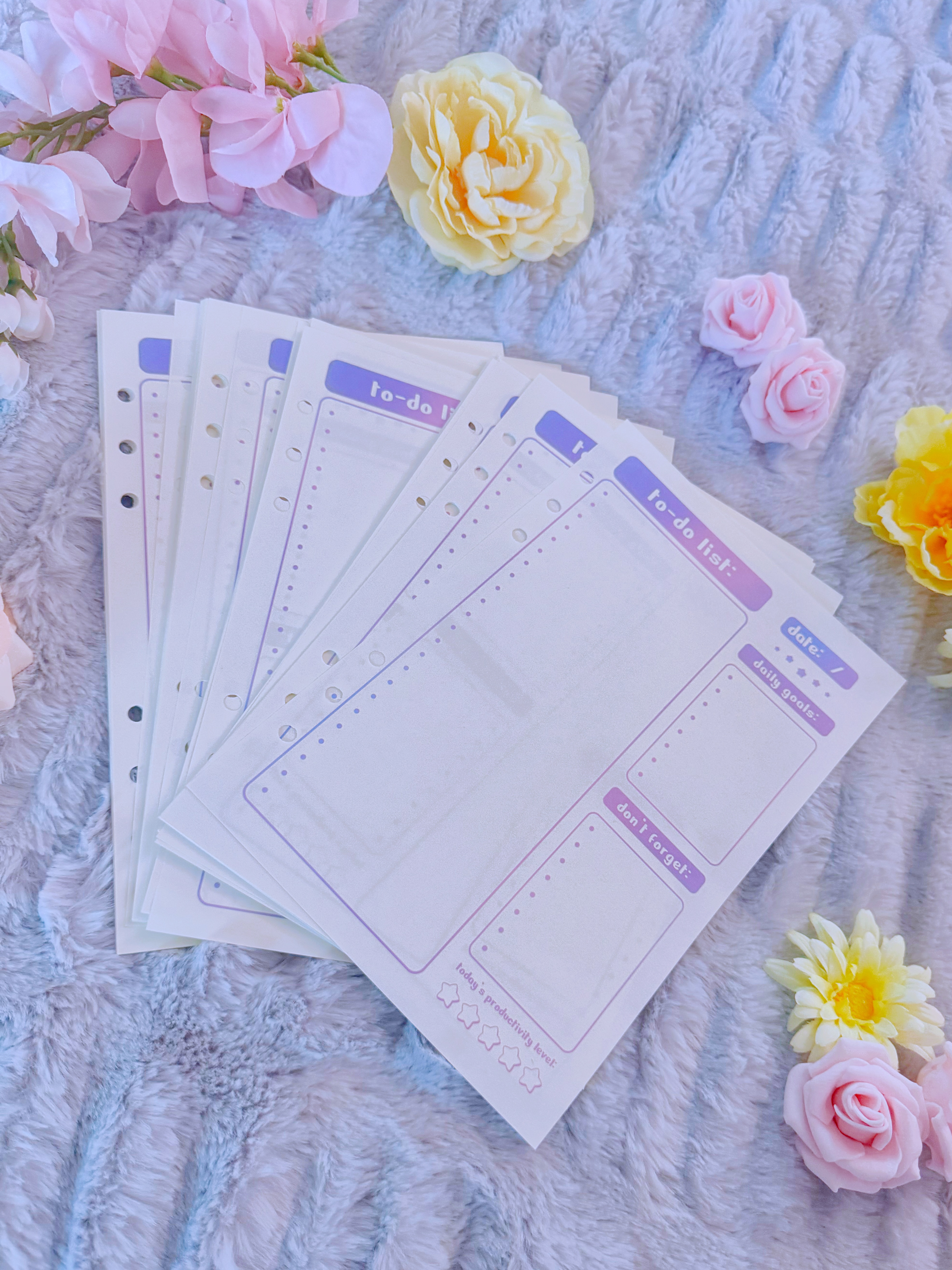 Special Daily Planner Refills: To Do Lists