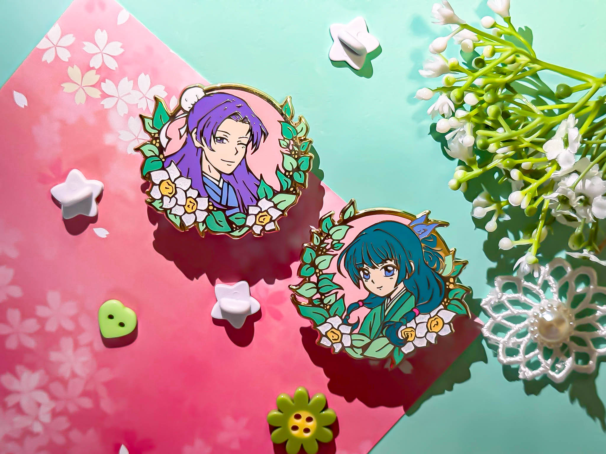 PREORDER!! Shoujo Series: Apothecary Diaries Enamel Pins