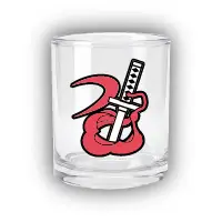 Black-colored wine cup
