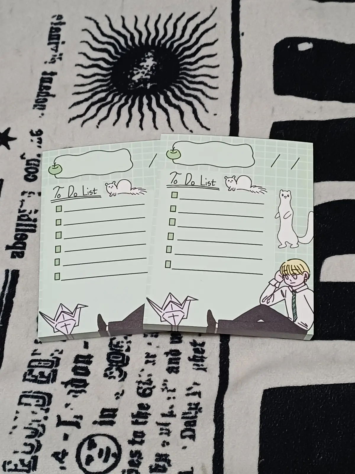 2 Draco sticky notes