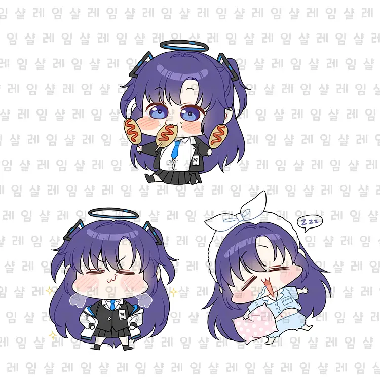 0602P10S2_Happy Yuuka Sticker Set