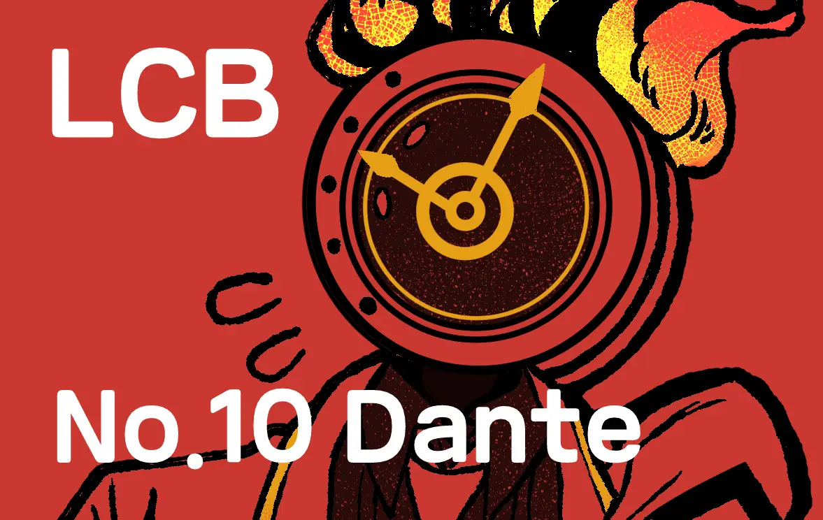10 Dante Card Stickers L-Chip